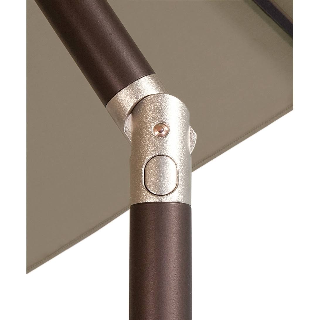 Forest Green Olefin Octagon Push Button Tilt Umbrella P569