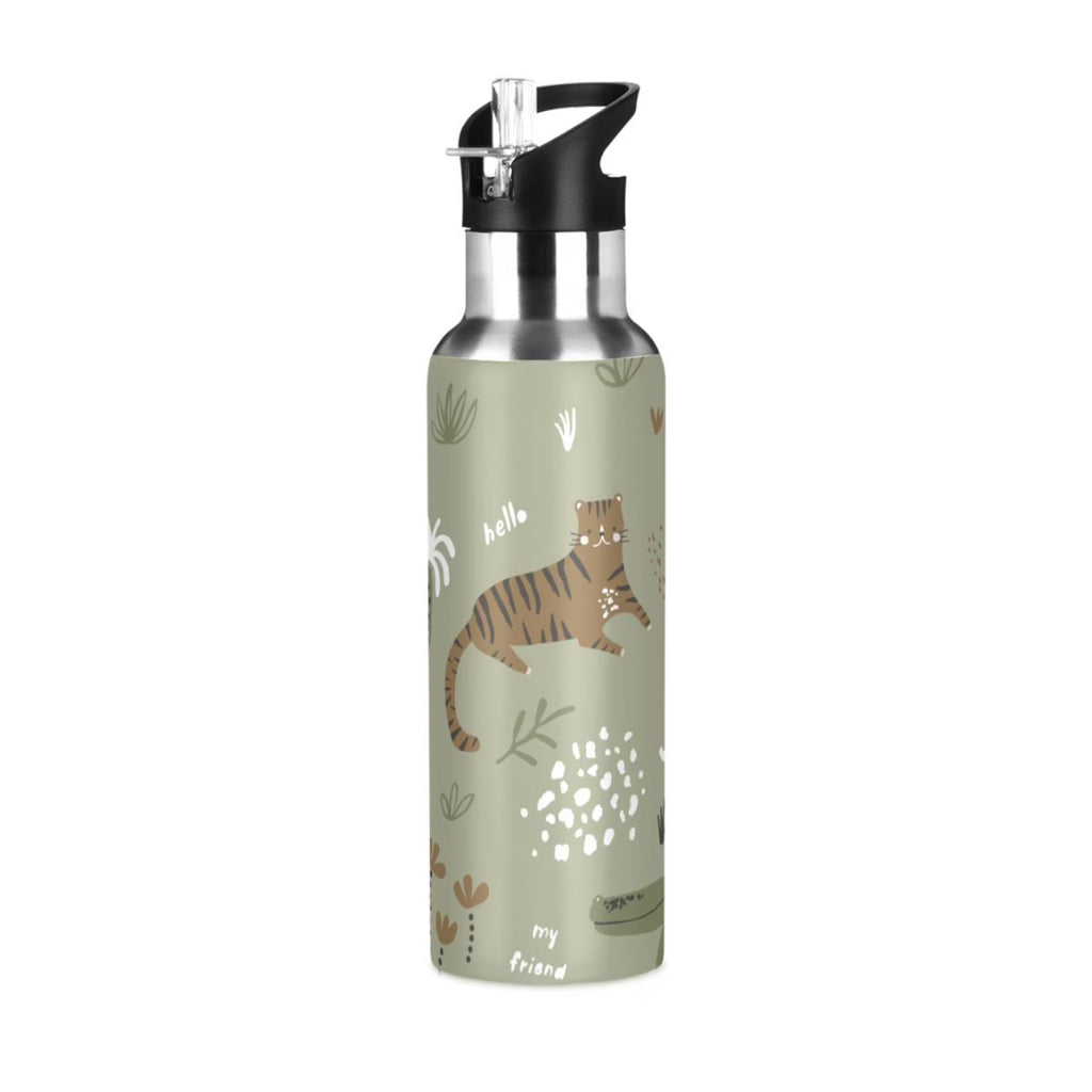 Green Vacuum Insulated Stainless Steel Water Bottle 20 OZ W98917