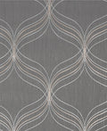 Optical Geo Grey Removable Wallpaper A3150