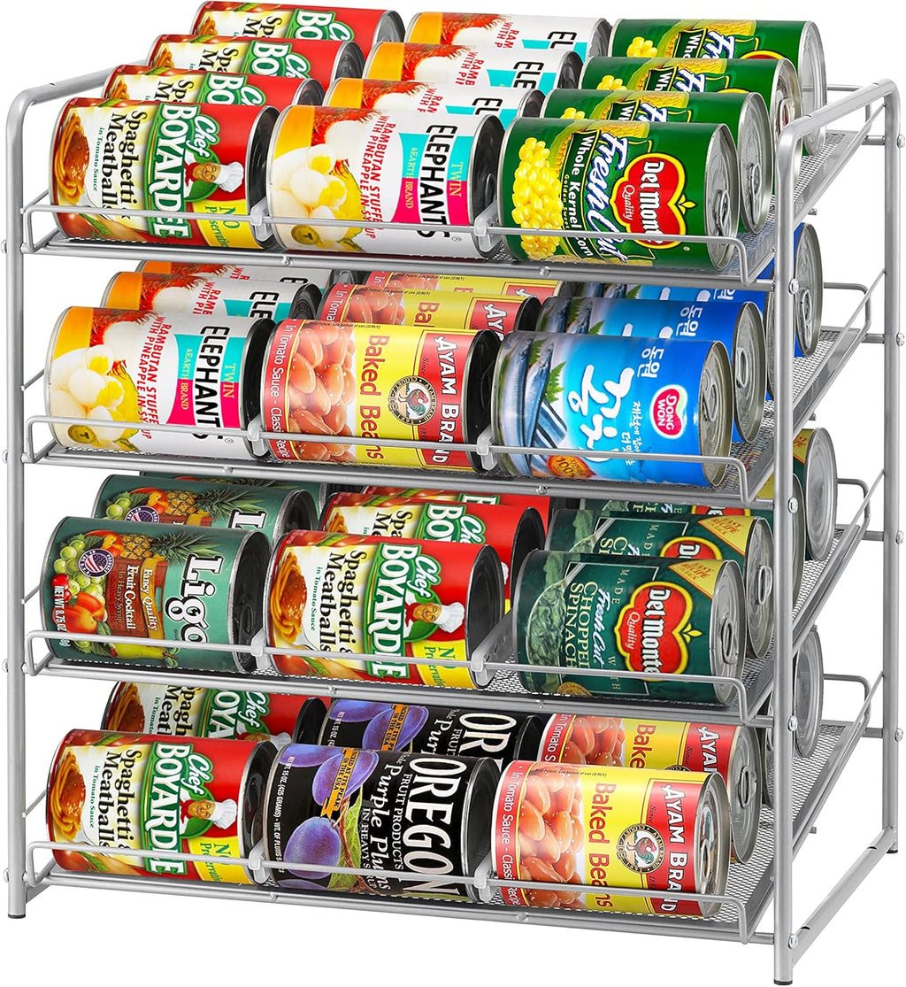 White Pack of 2 Can Rack Organizer B8403