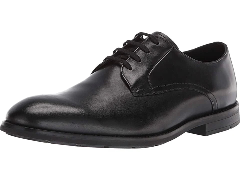 Black Leather Men's Shoes S927