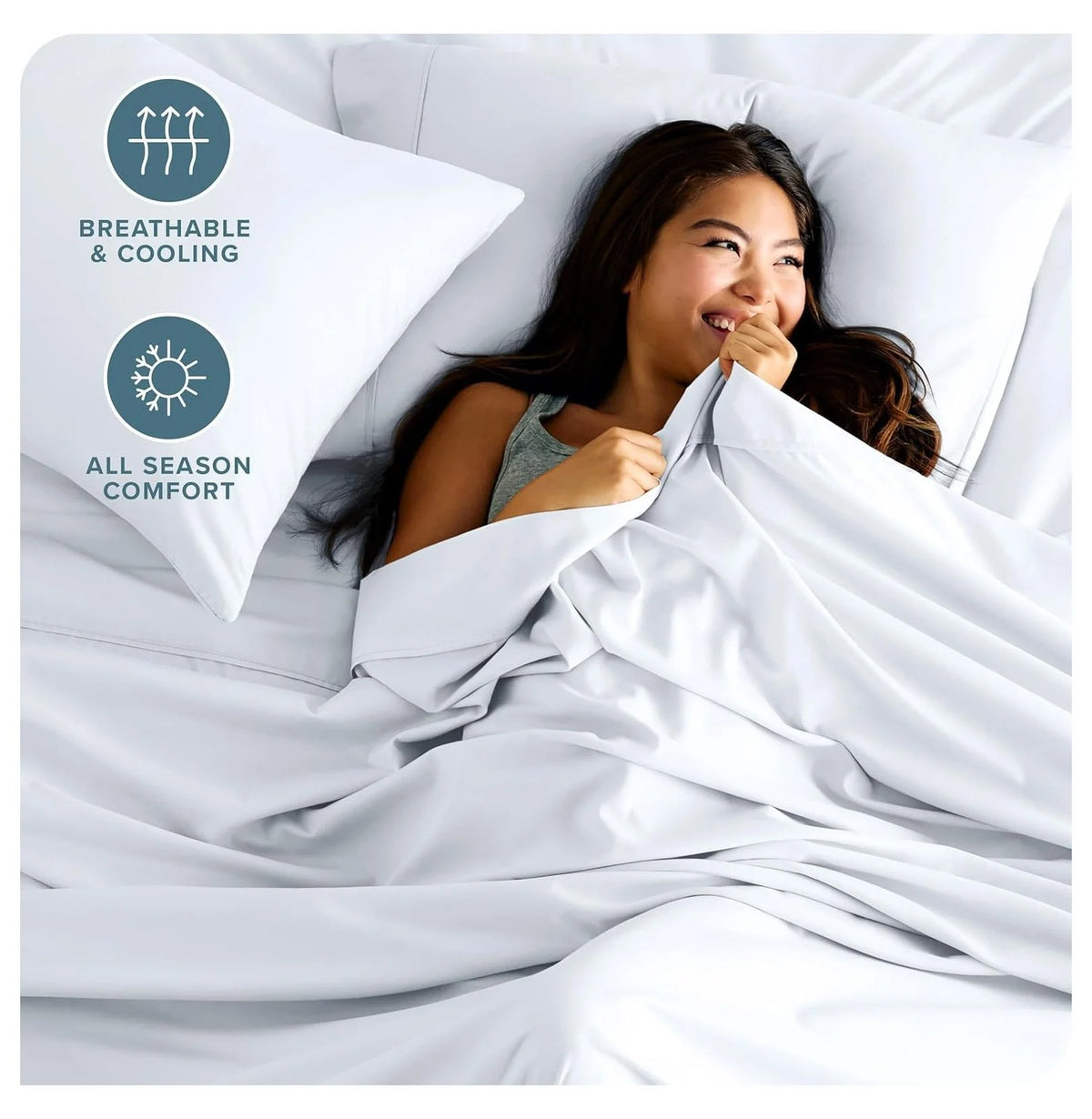 Queen 4 Piece Microfiber Bed Sheet Set with Pillowcases D712