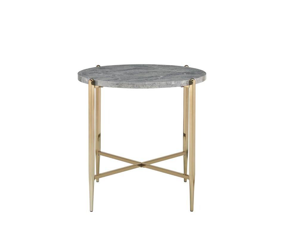 Accent Table, Gray Finish R835