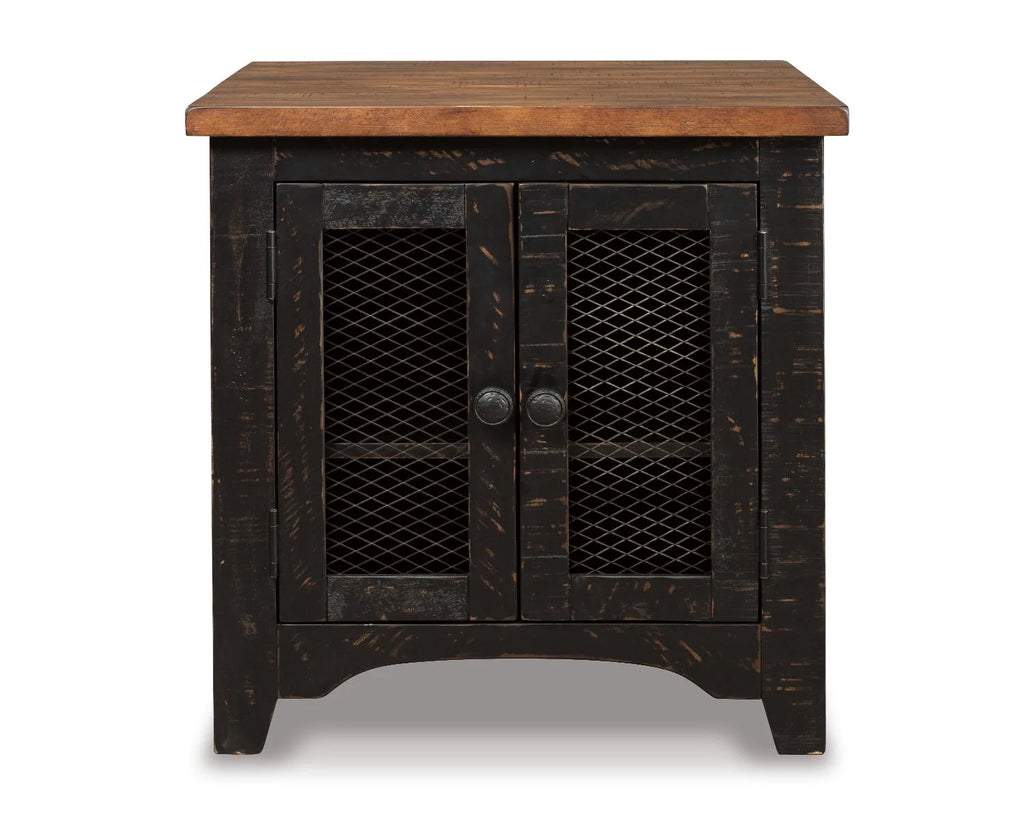 Black/Brown End Table J583977