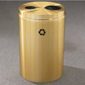 Satin Black Finish Recycling Receptacle U86910