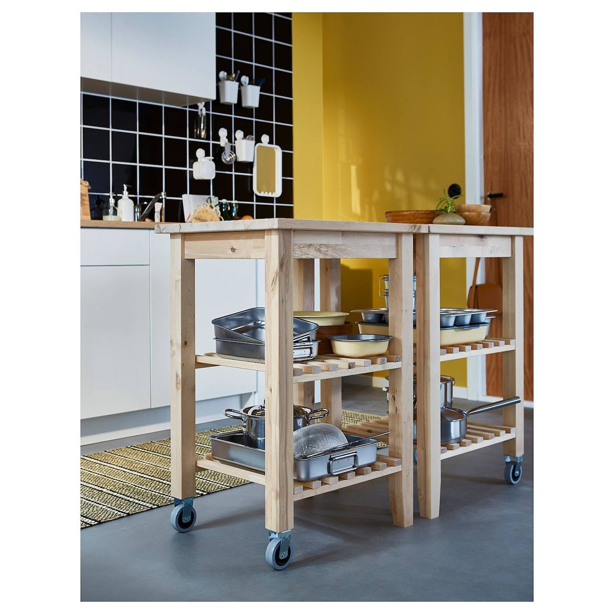 Birch Kitchen Cart V466