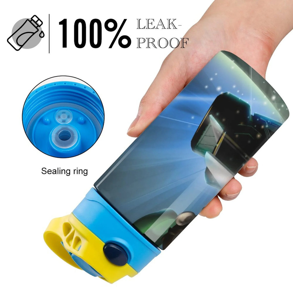 Insulated Stainless Steel Water Bottle with Straw Z80415