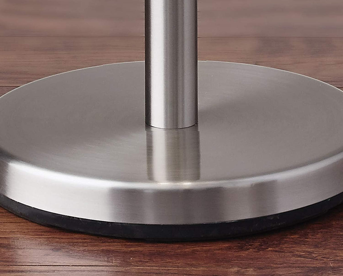 Brushed Steel Finish Table Lamp E371544