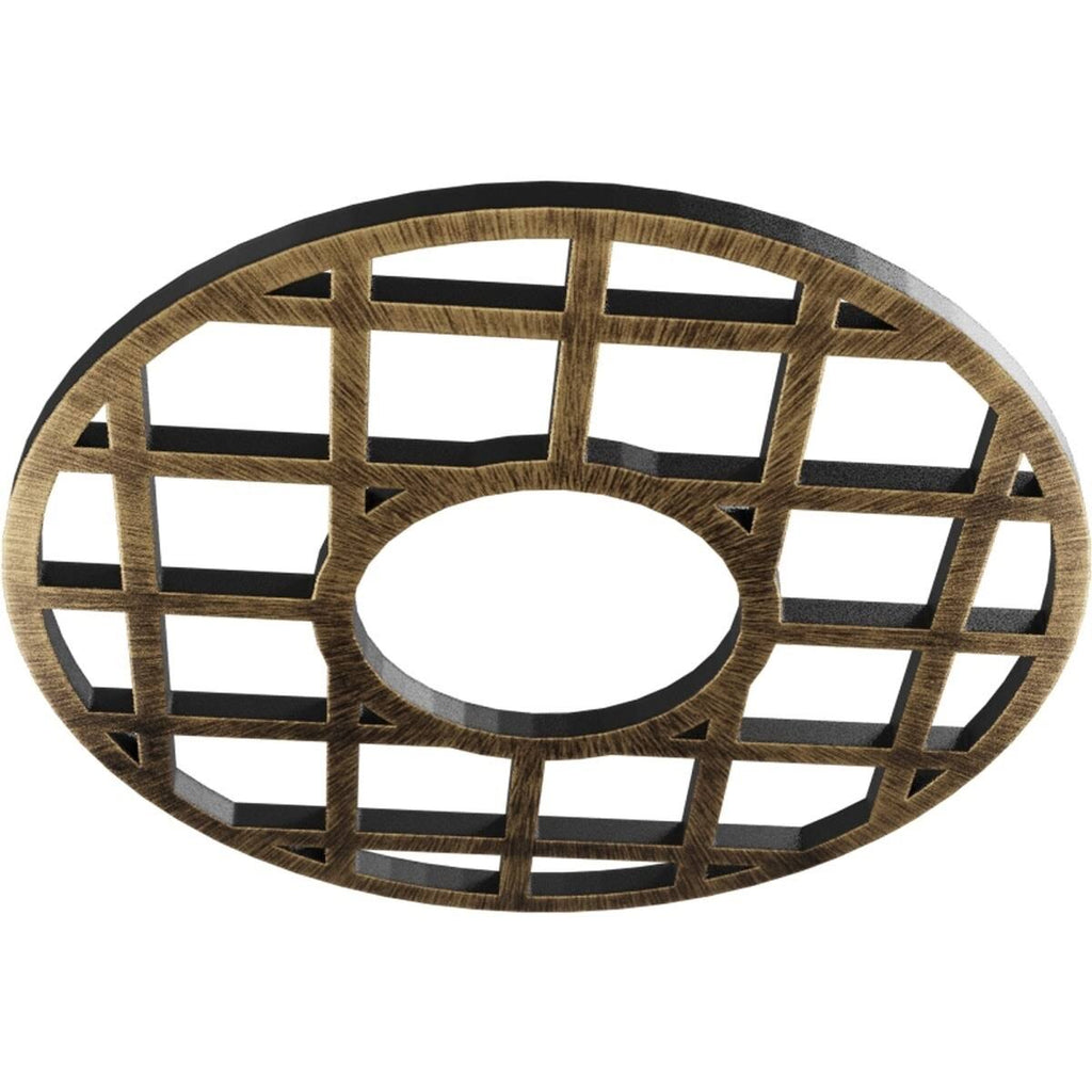 Black PVC Pierced Ceiling Medallion A482353