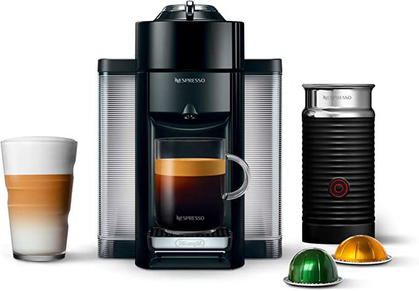 Piano Black Coffee Espresso Machine with Milk Frother S26694