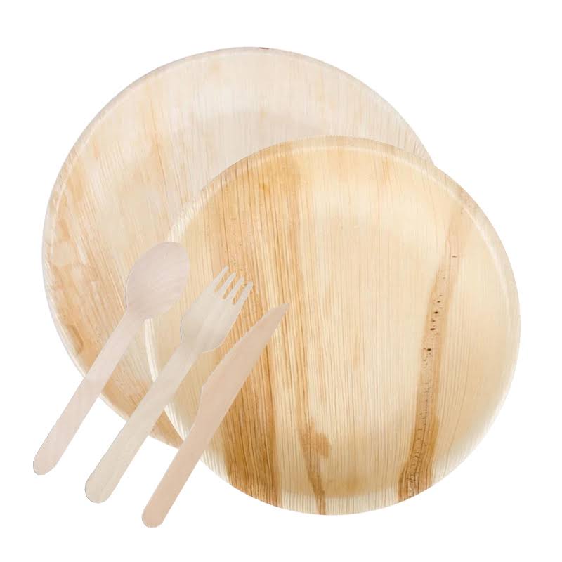200 Settings Disposable Palm Leaf Wedding Value Set J947