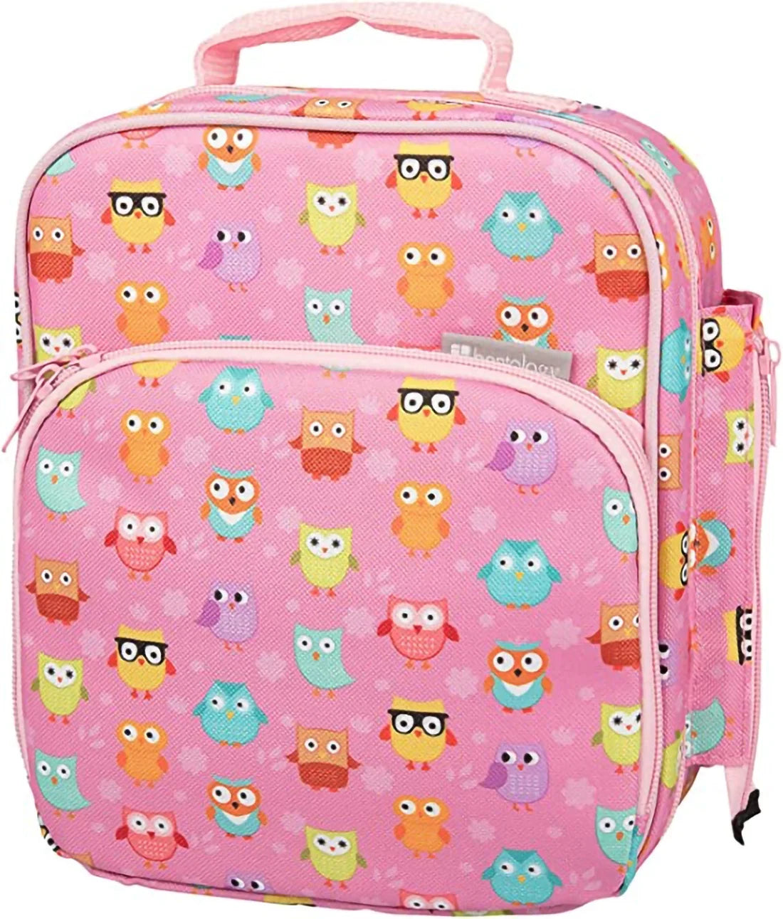 (2 pack) Insulated Lunch Box Tote with Snack Pocket and Water Bottle Holder R16234