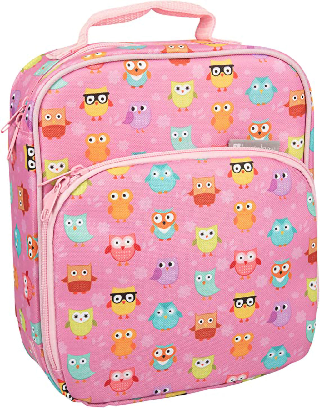 (2 pack) Insulated Lunch Box Tote with Snack Pocket and Water Bottle Holder R16234