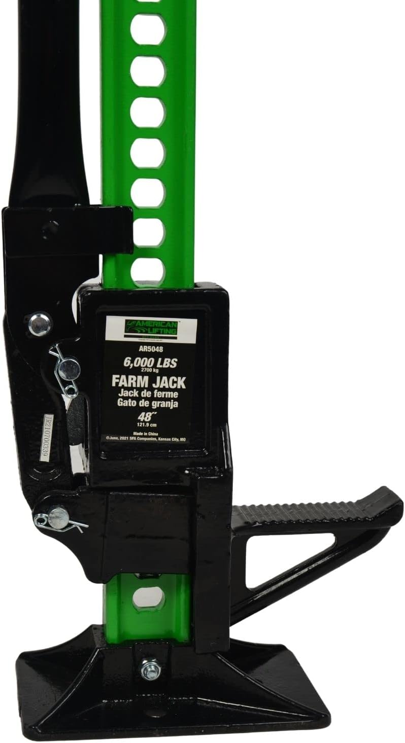 48-Inch 3 Ton Ratcheting Farm Jack P347