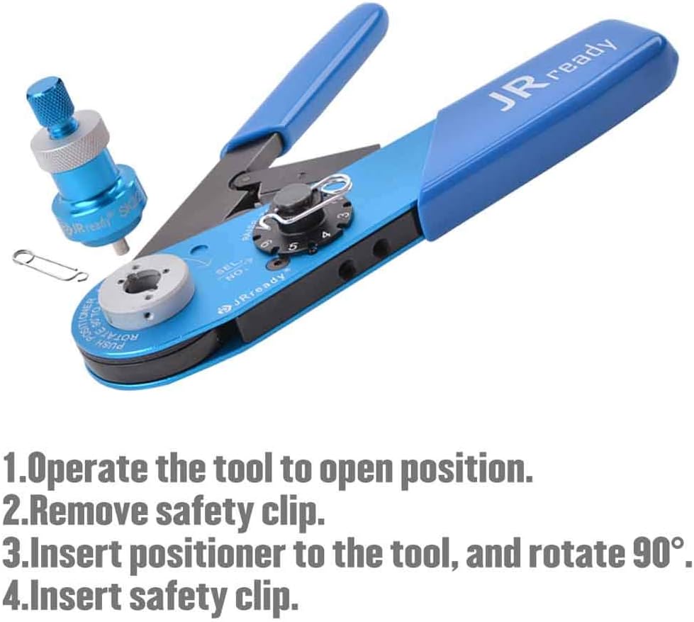 Standard Adjustable Indent Crimp Tools with 37 Positioner and Gauge G442802