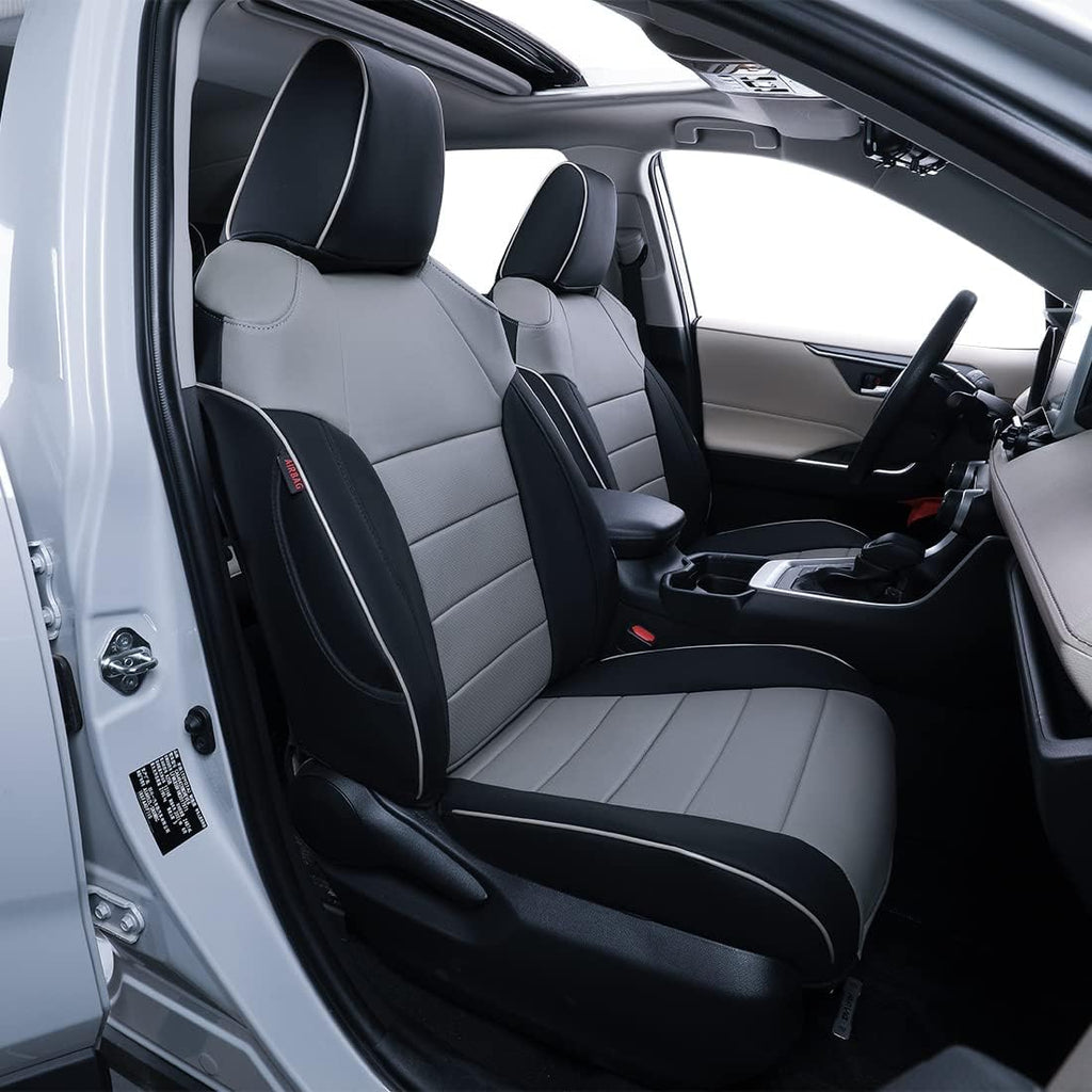 Black Leatherette Car Seat Covers for Toyota Corolla S208361