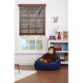 Cordless Faux Wood Blind Dark Oak 54.5 x 72 in. A346504