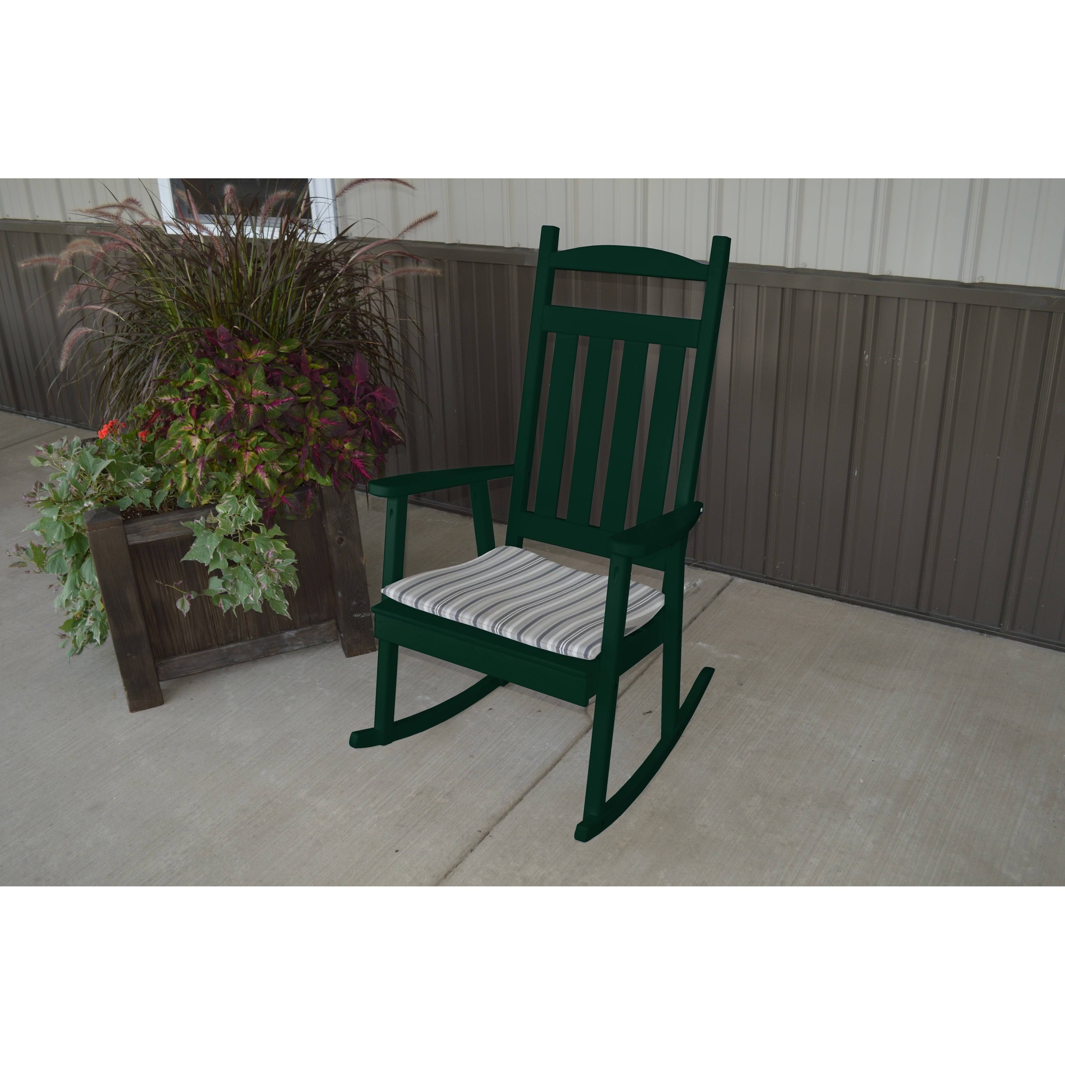 Olive Gray Porch Rocker H576