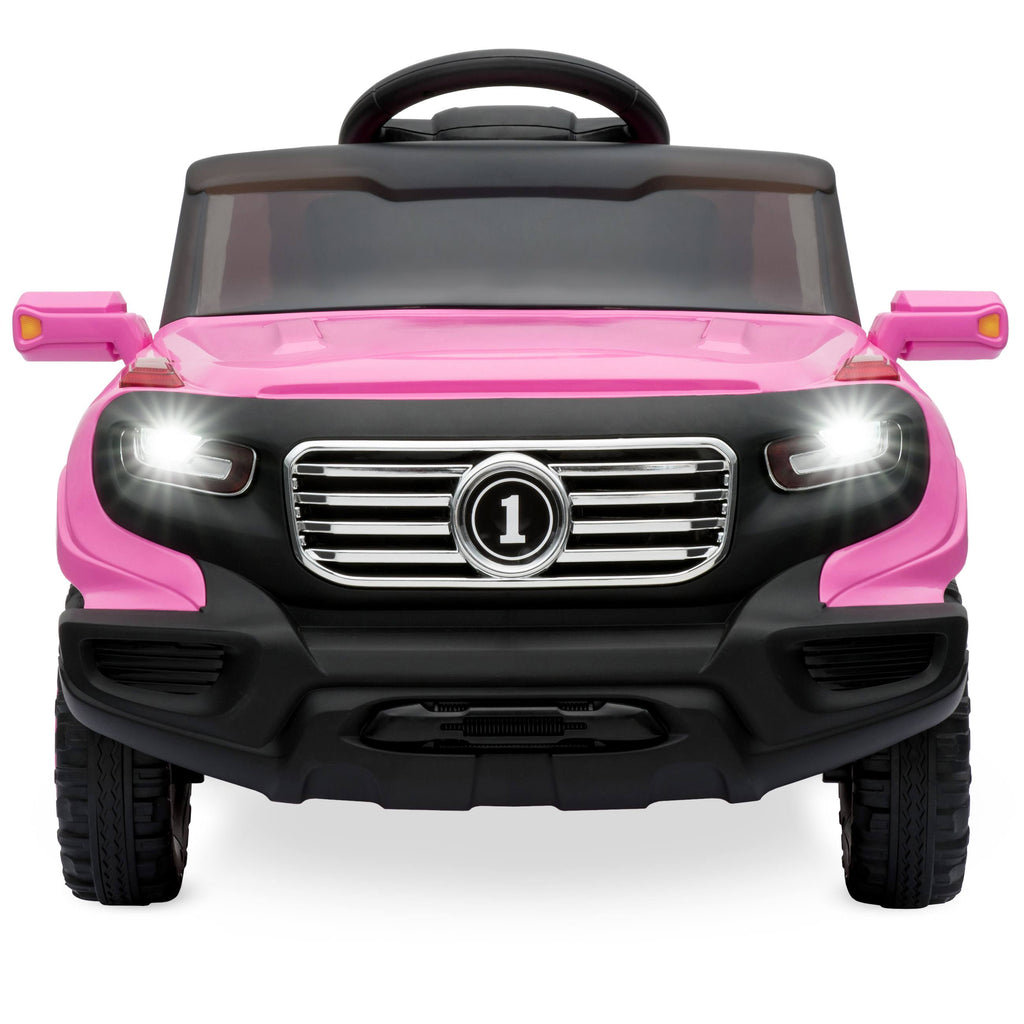 Pink 6V Kids Ride-On Car Truck Toy with RC Parent Control E291
