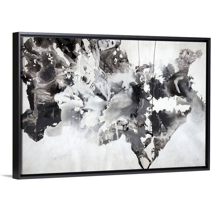 Black Float Frame Canvas Art Q769