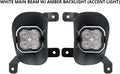 SS3 LED Fog Light Kit for Ram 1500 2013-2018, White SAE/DOT W274922
