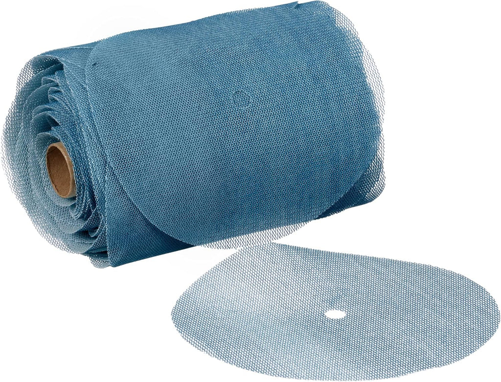 Blue Net Disc Roll, 6 in, 80 Grade, 100 Discs/Roll, Pack of 2 B5825
