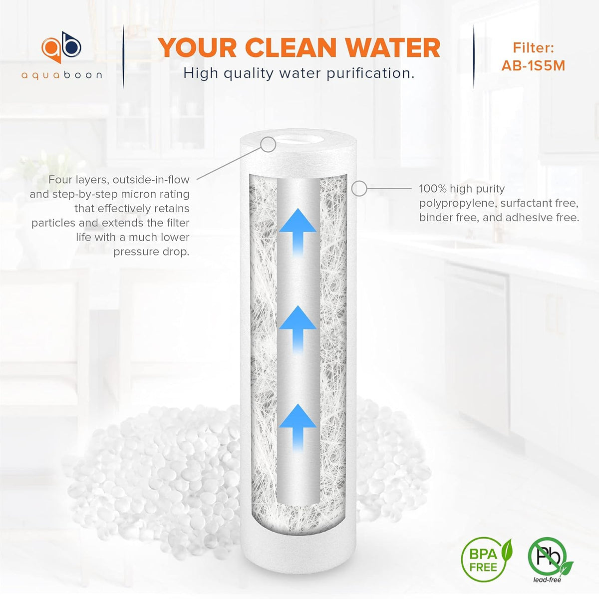 12-Pack 5 Micron 10 inch Sediment & CTO Carbon Filters F3557