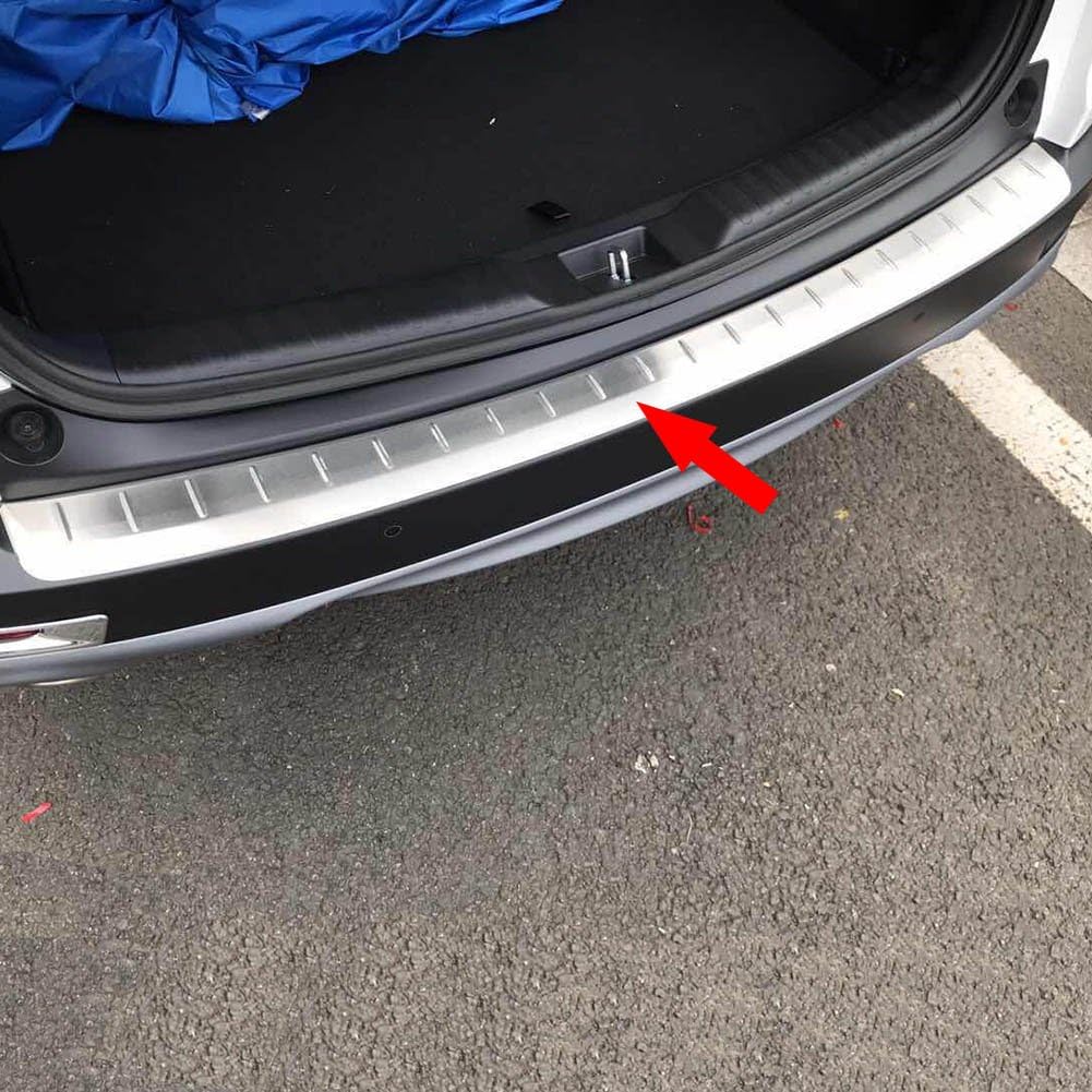 Stainless Rear Outside Bumper Sill Plate Guard Cover Trim F8178