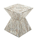 Wood Shell Inlay Accent Table C839557