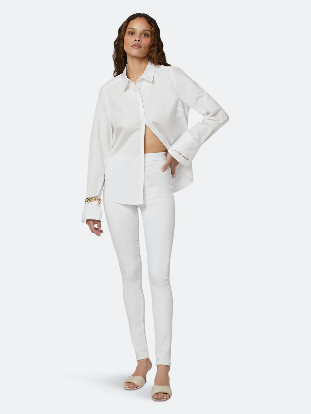White High Rise Skinny Jeans X61050