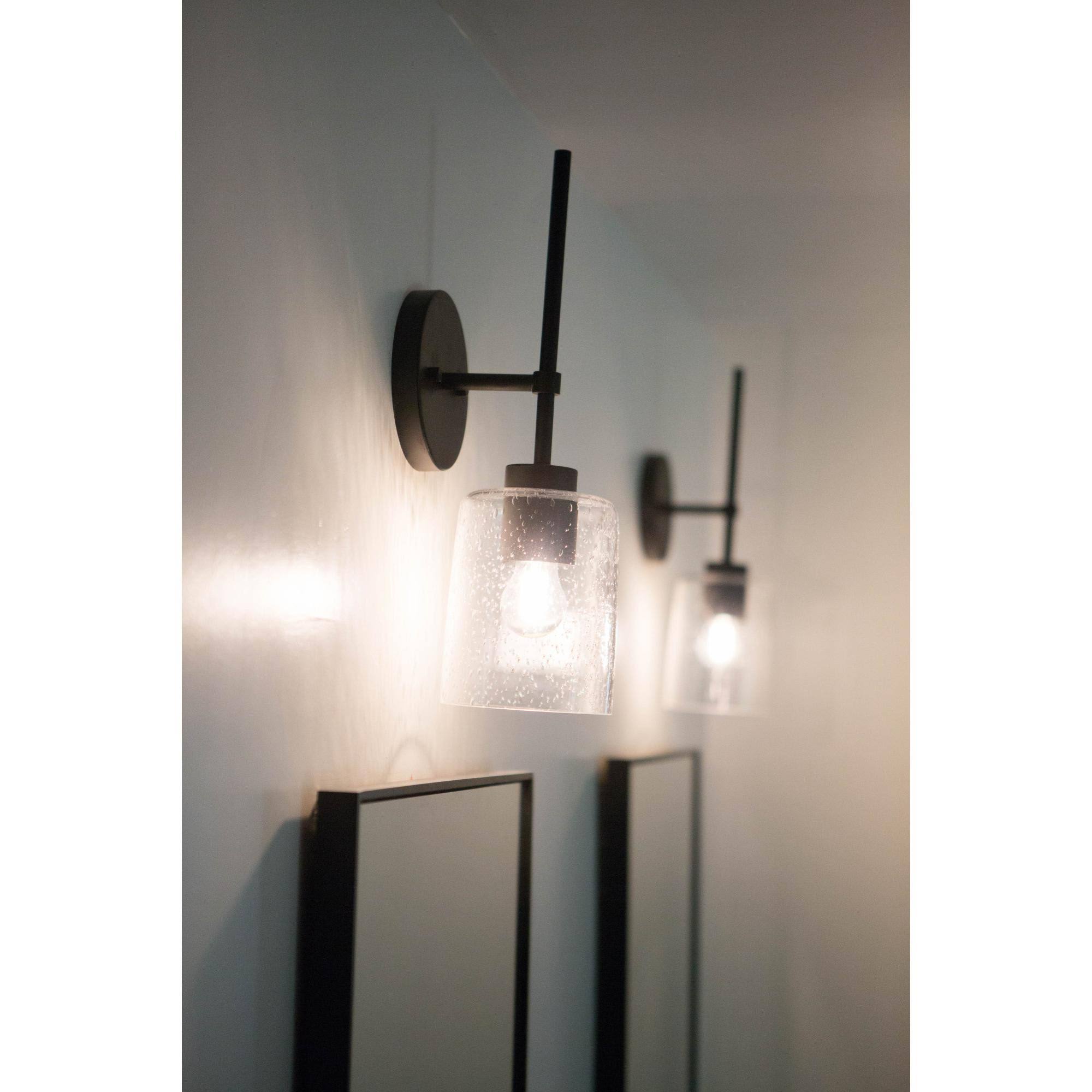 Matte Black 1 Light Sconce R76846