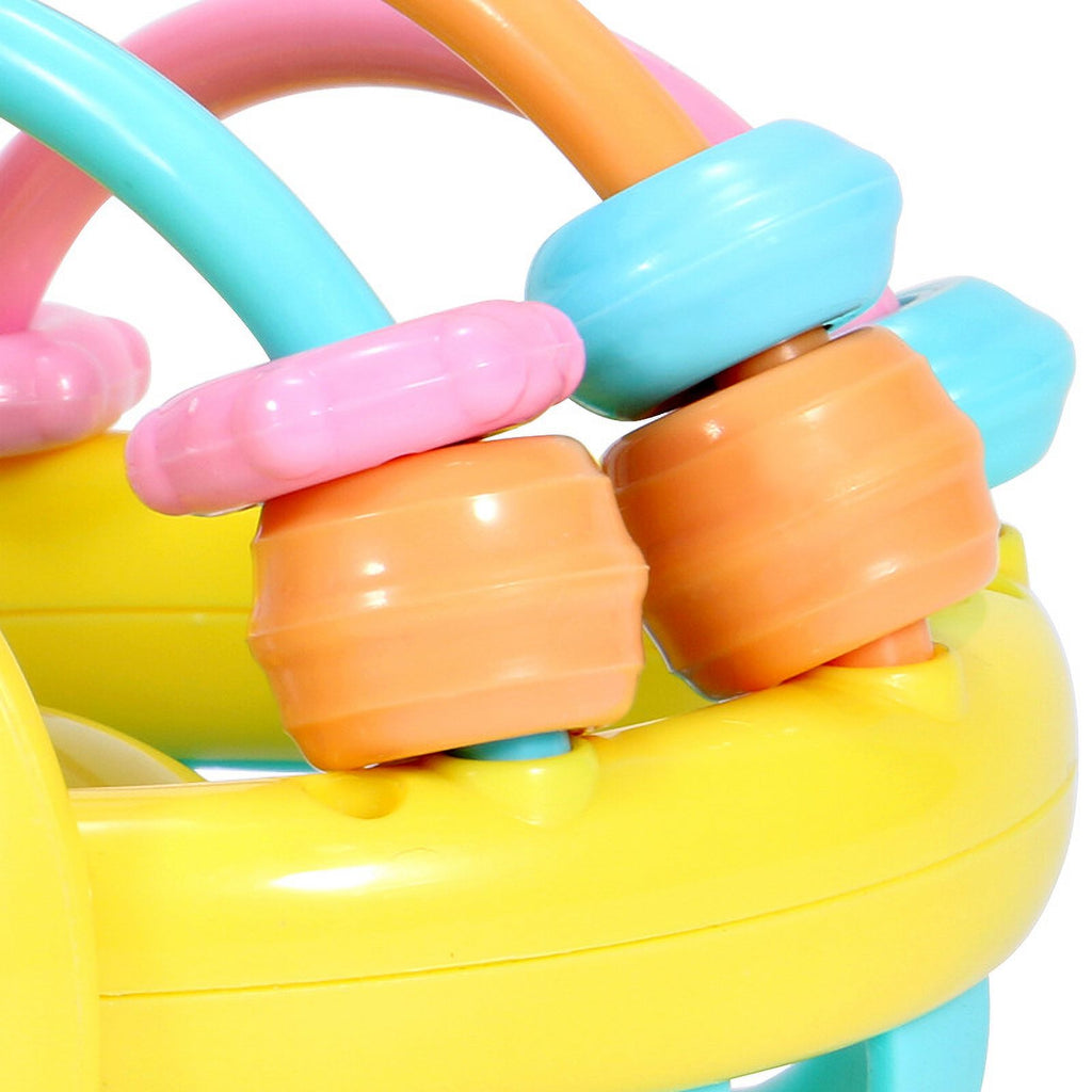 Baby Rattles Cartoon Bee Hand Rattle Bell Ball Teether Early Educational Toys C840