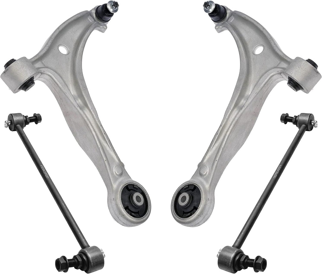 Front Lower Control Arms with Ball Joints and Sway Bars 4pc Set C7834