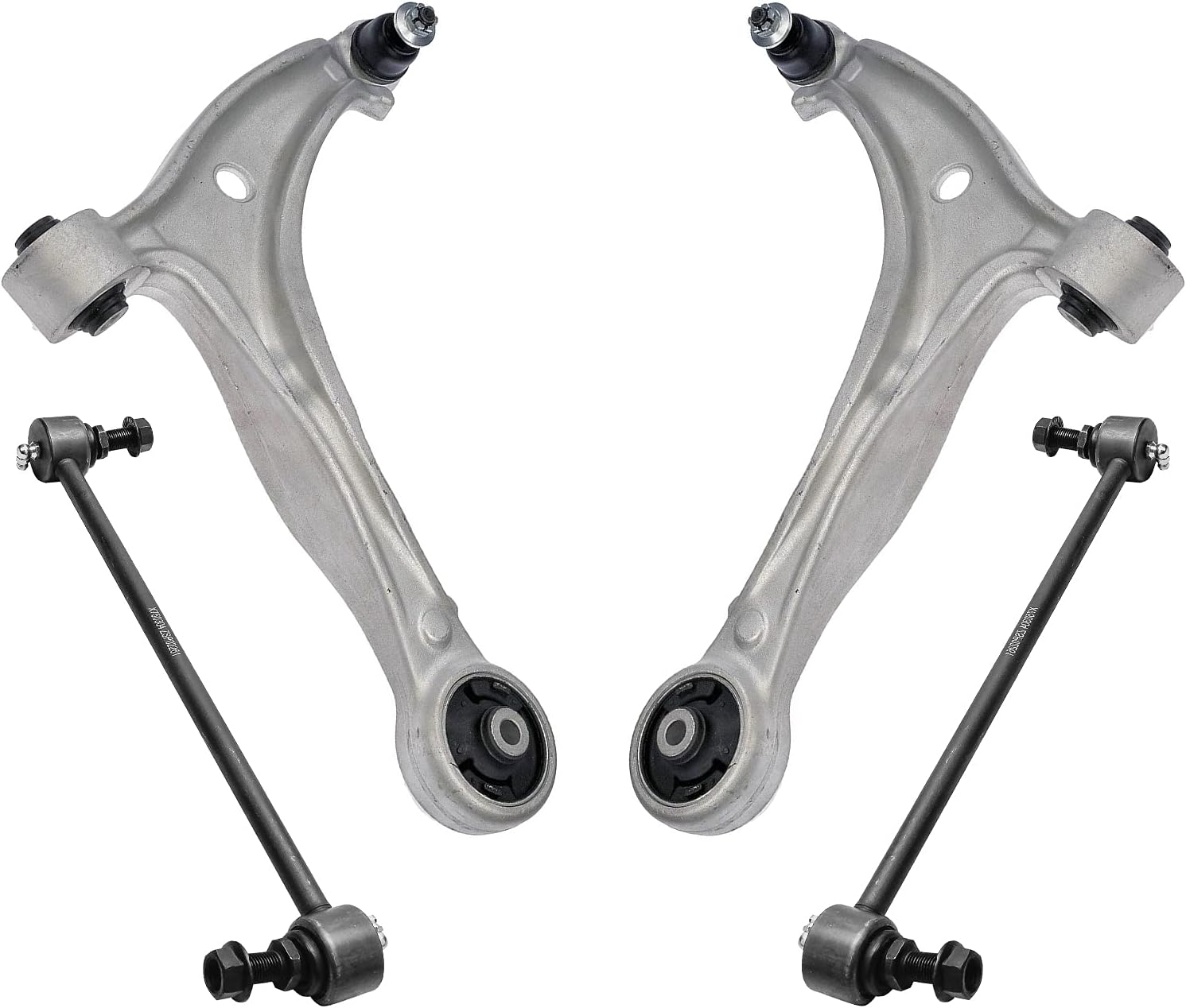 Front Lower Control Arms with Ball Joints and Sway Bars 4pc Set C7834