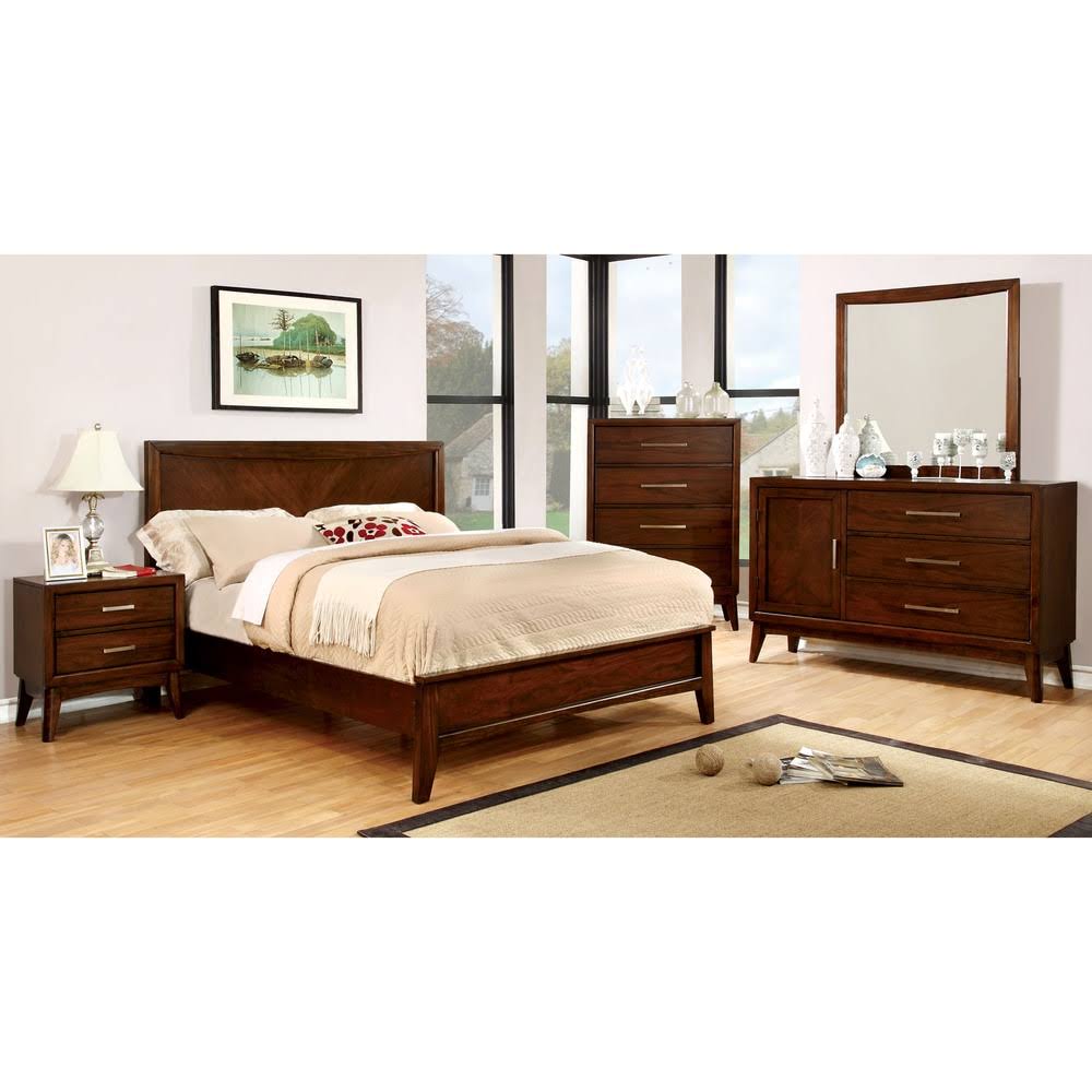 Brown Cherry 4-Drawer Chest G133