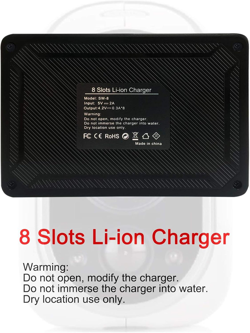 16 Pack 750mAh Rechargeable Batteries and Charger N665589