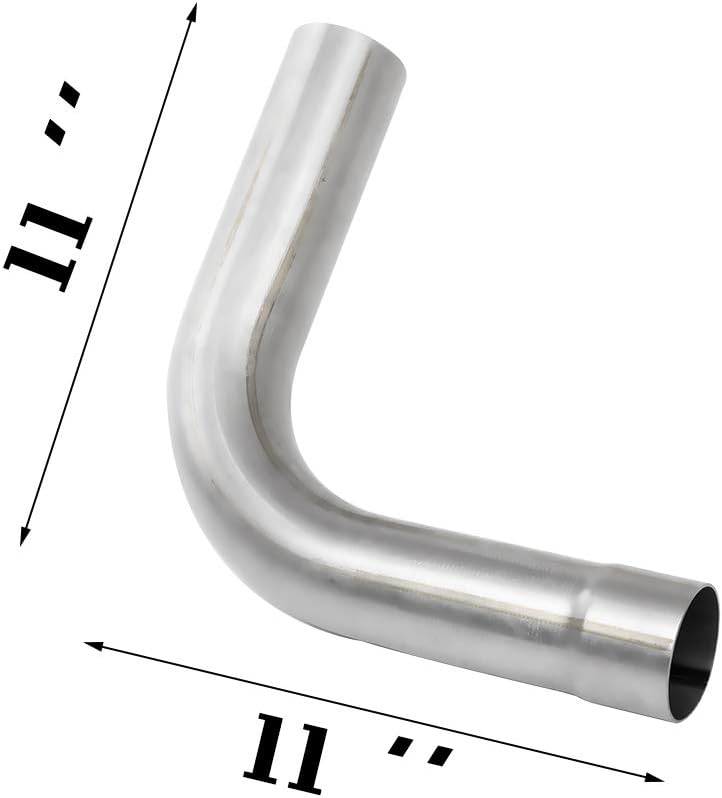 8PCS Mild Steel Mandrel Bend Exhaust Tubing Kit P7350