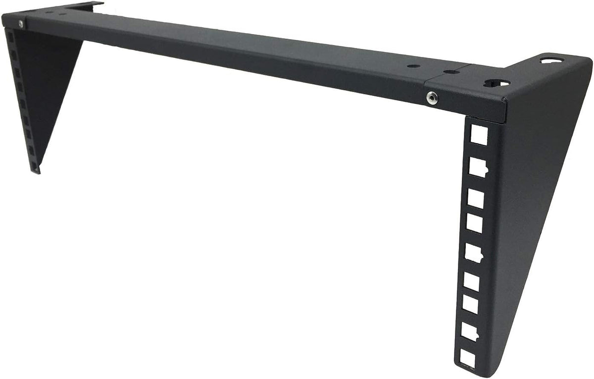 2 Pack 1U Light-Loading Foldable 19 Inches Cold Rolled Steel Vertical Wall Mount Rack Including Hardware P610