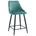 Seafoam / Black Counter Stool D405223