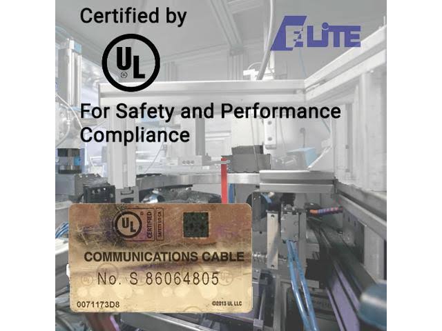 1000 ft. Red Cat5e Plenum Unshielded Solid Cable T191