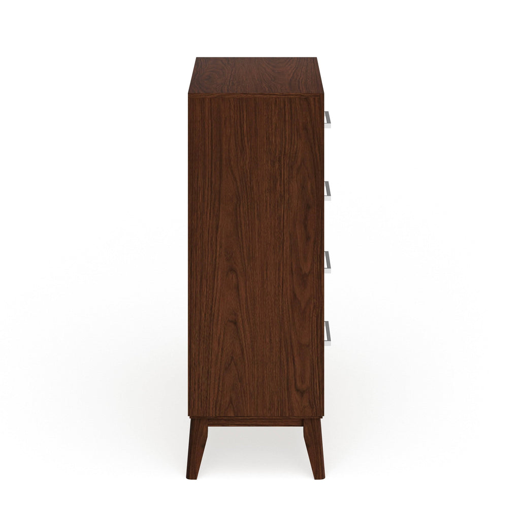 Brown Cherry 4-Drawer Chest G133