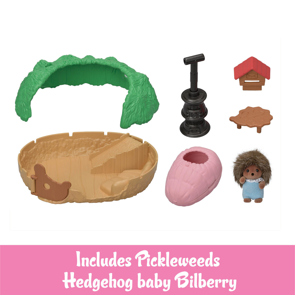 Baby Hedgehog Hideout Dollhouse Playset Q176979
