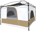 10' x 10' Khaki Camping Inner Tent Square Tent with Full Floor L503989