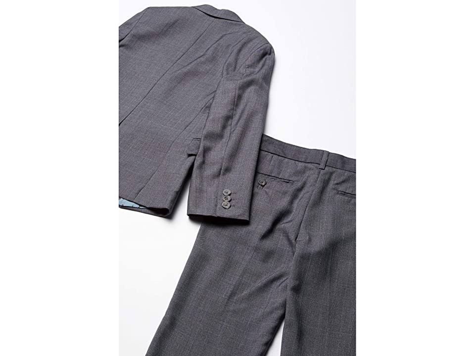 Grey/Blue Yonder Check Two-Piece Boy's Suit K367683