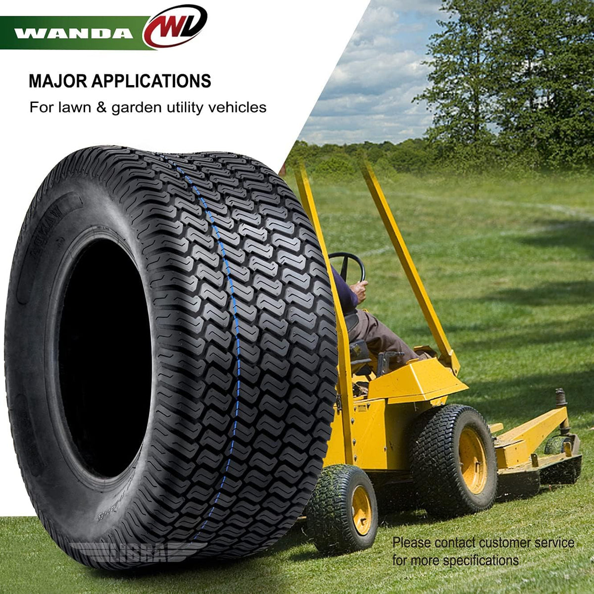 23x9.5-12 Lawn Mower Cart Turf Tire R745