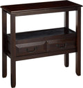 Acacia Wood Console Table, Brown Mahogany P97837