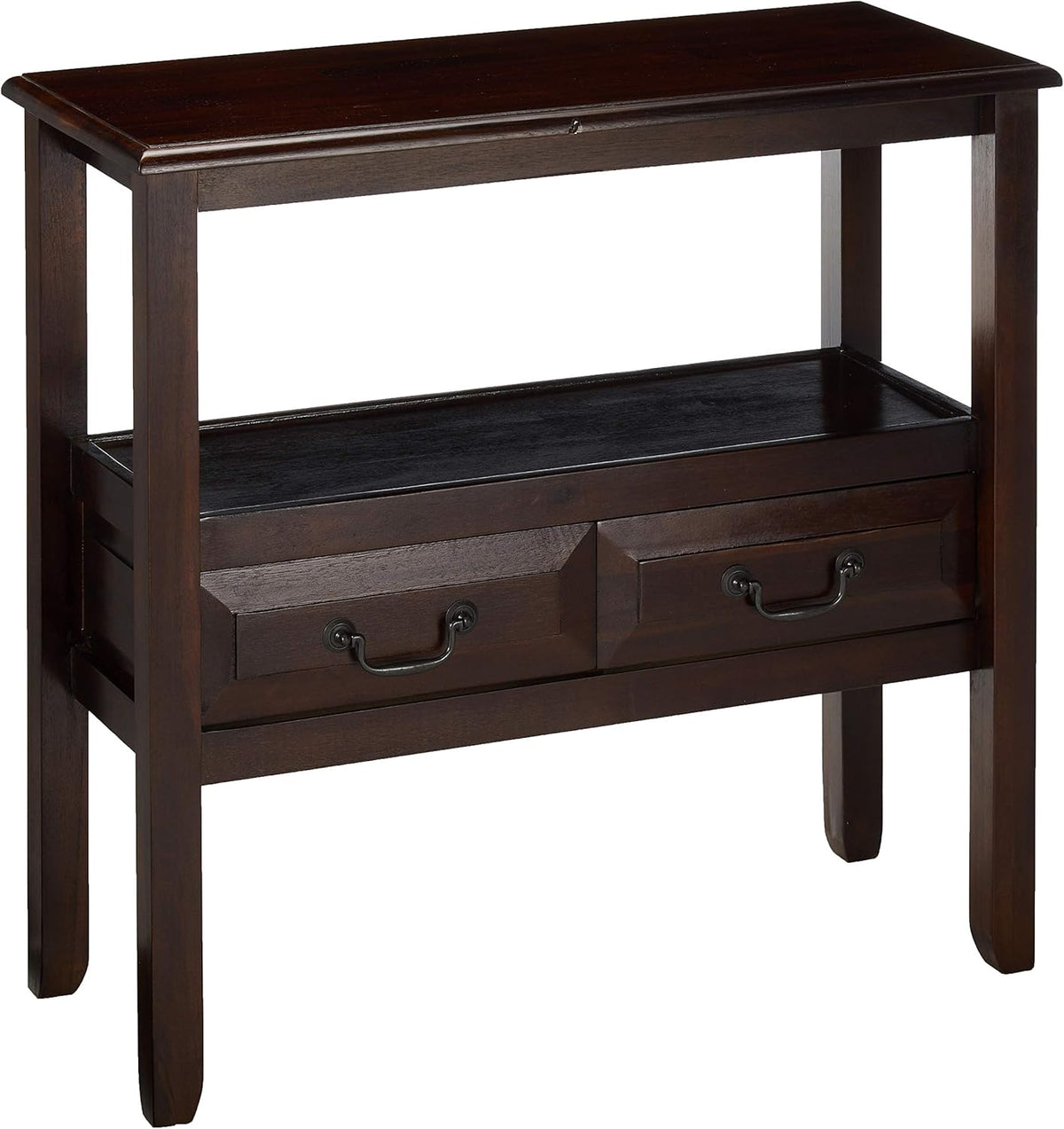 Acacia Wood Console Table, Brown Mahogany P97837
