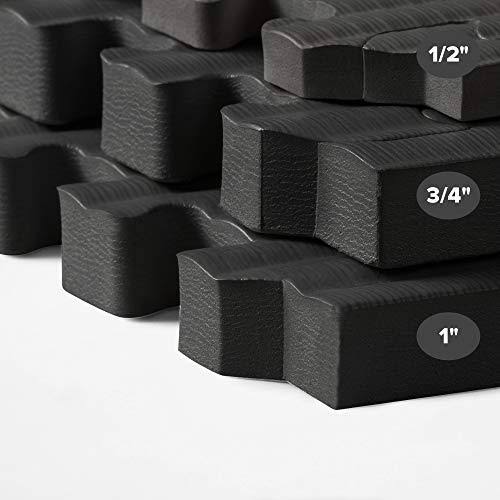 1 inch Thick Martial Arts Foam Exercise Mat, Tatami Pattern E95425