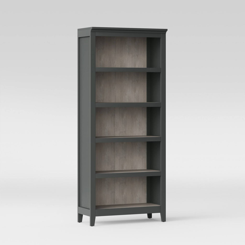 Gray 5 Shelf Bookcase S210636