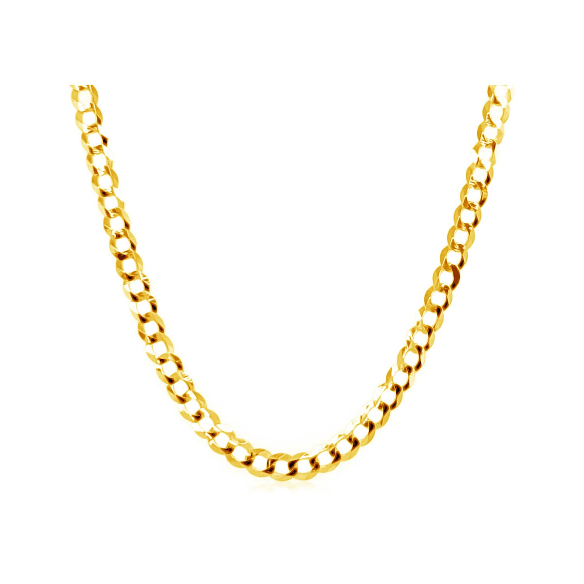 10k Yellow Gold Curb Chain 18 in E426570